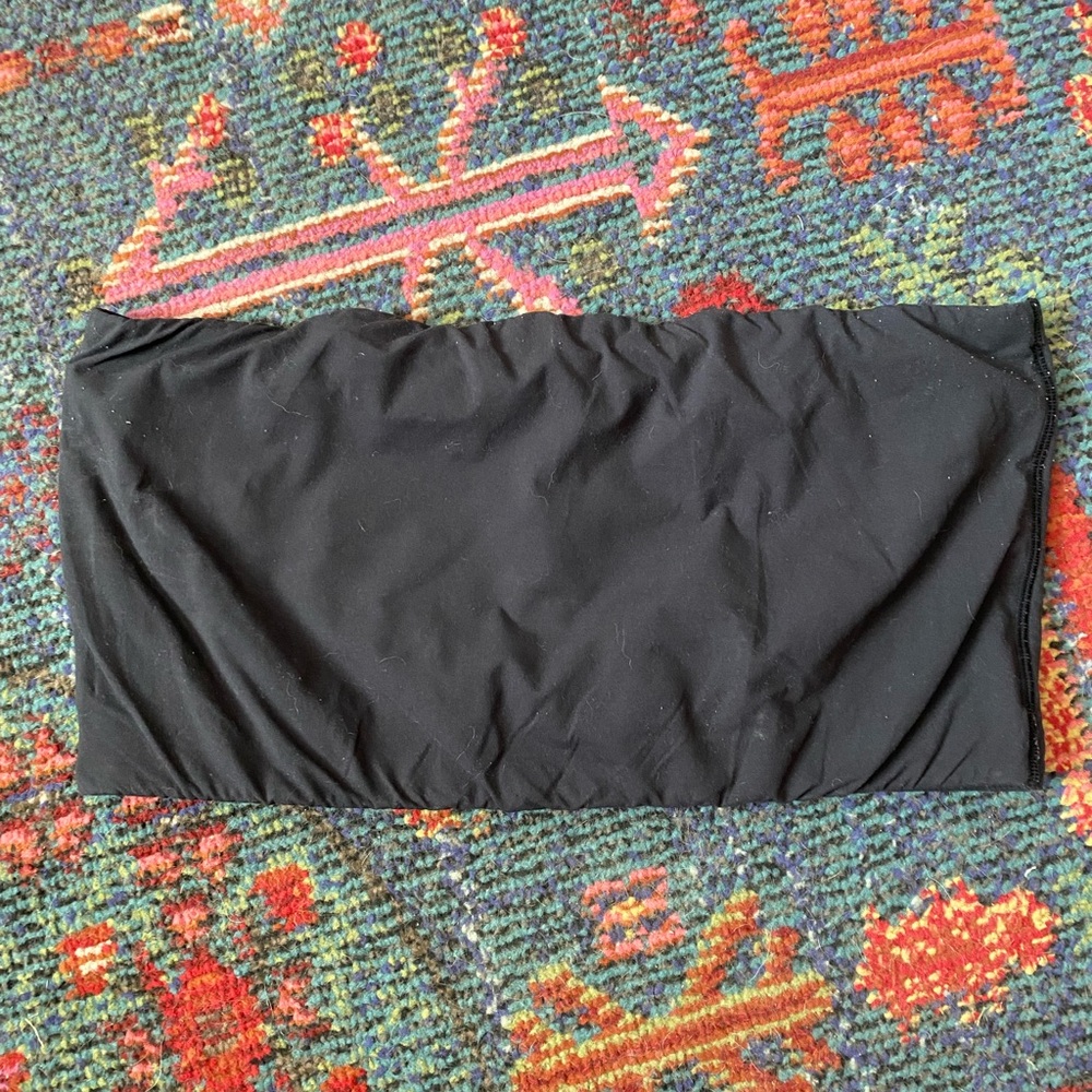 Skims black bandeau bra